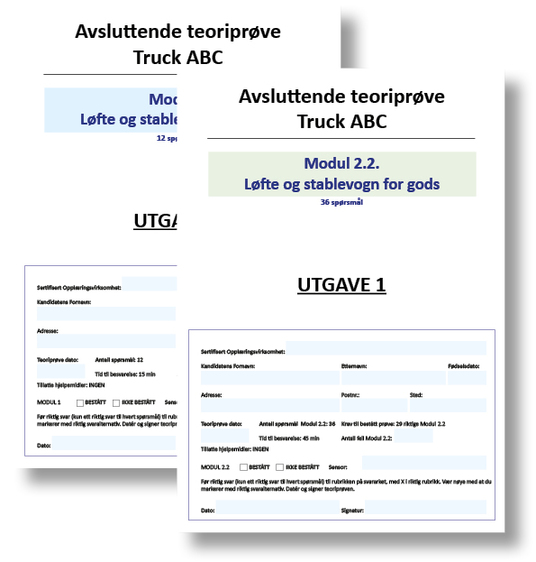 Truck | Prøve Truckførerens ABC MA-system