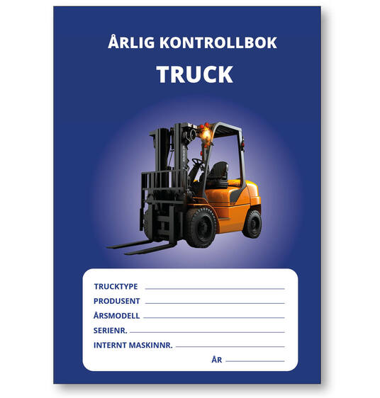 Kontroll | Årlig kontrollbok for truck