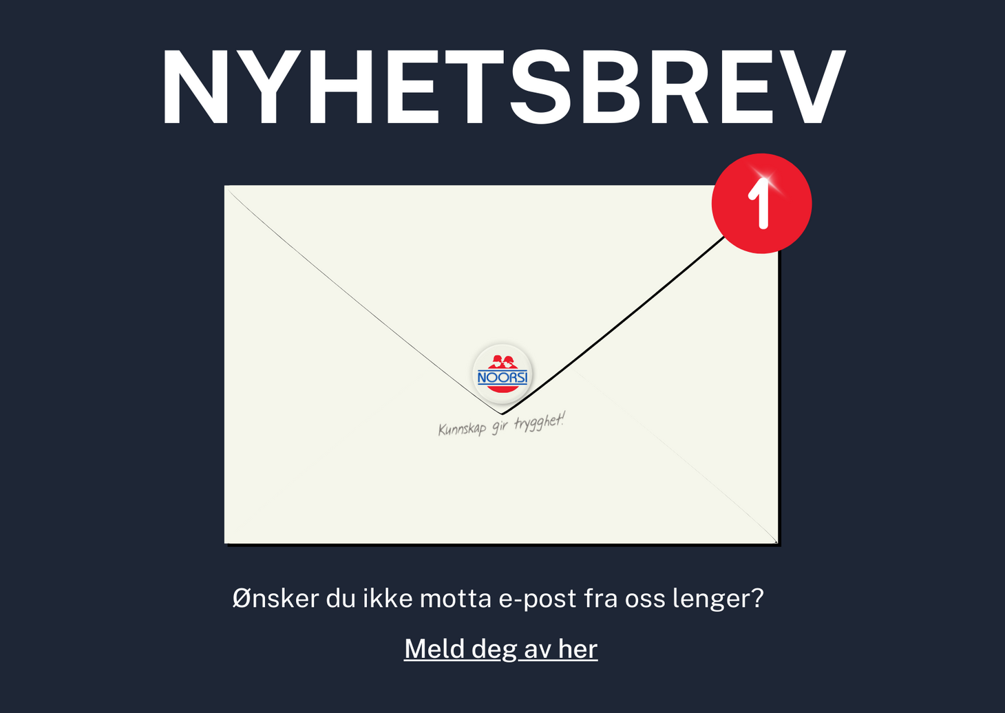 Viktig informasjon rundt nyhetsbrev