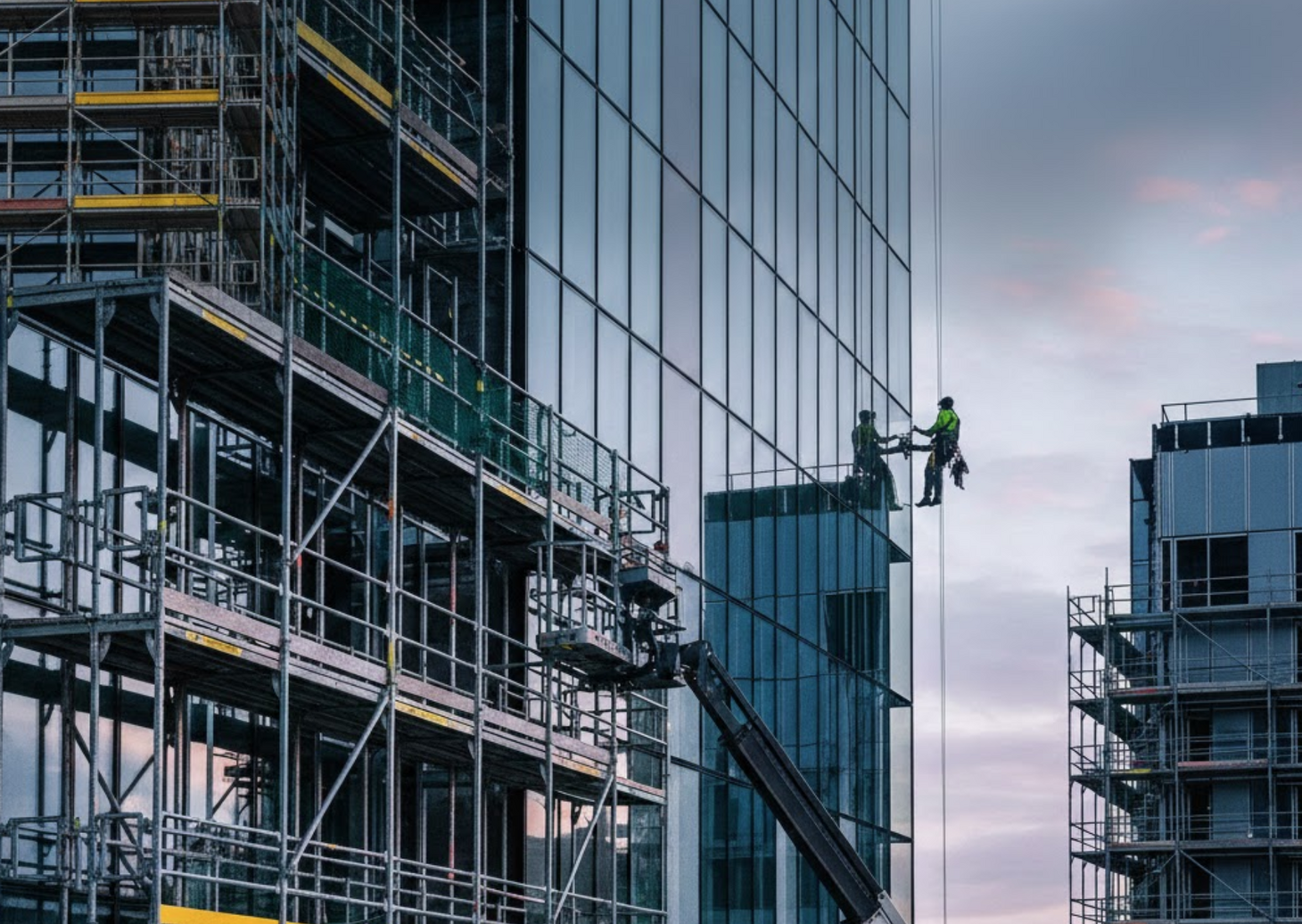 Kollektiv sikring er lovkravet – likevel henger mange i tau på fasadene