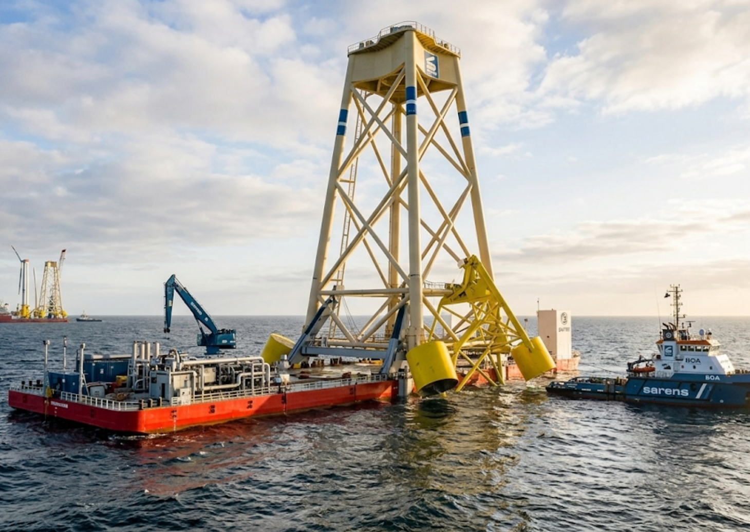 Revolusjonerende løfteteknikk: Kan lektere erstatte verdens største kranfartøy?