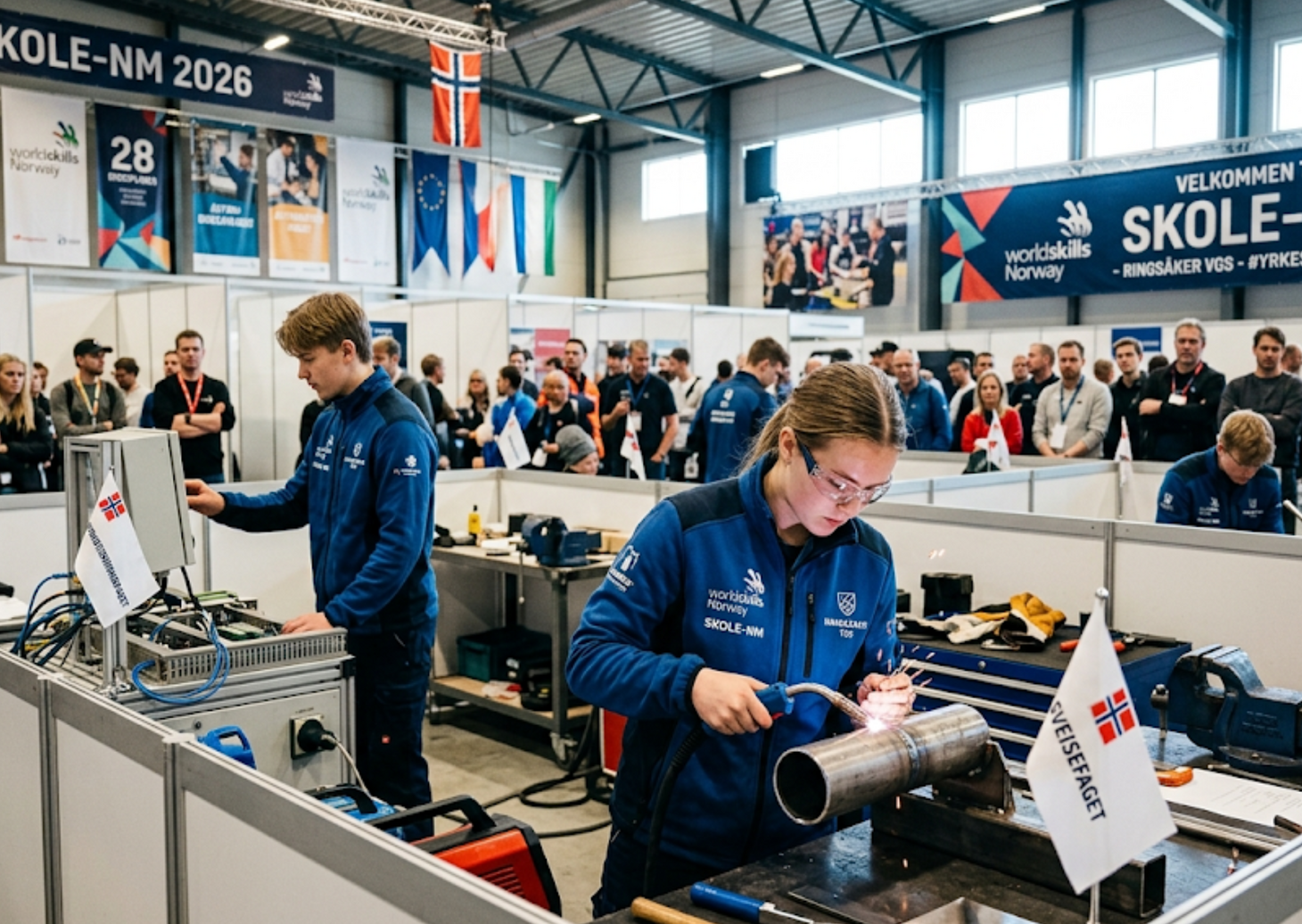 Yrkesstolthet i fokus: Stor suksess under Skole-NM 2026