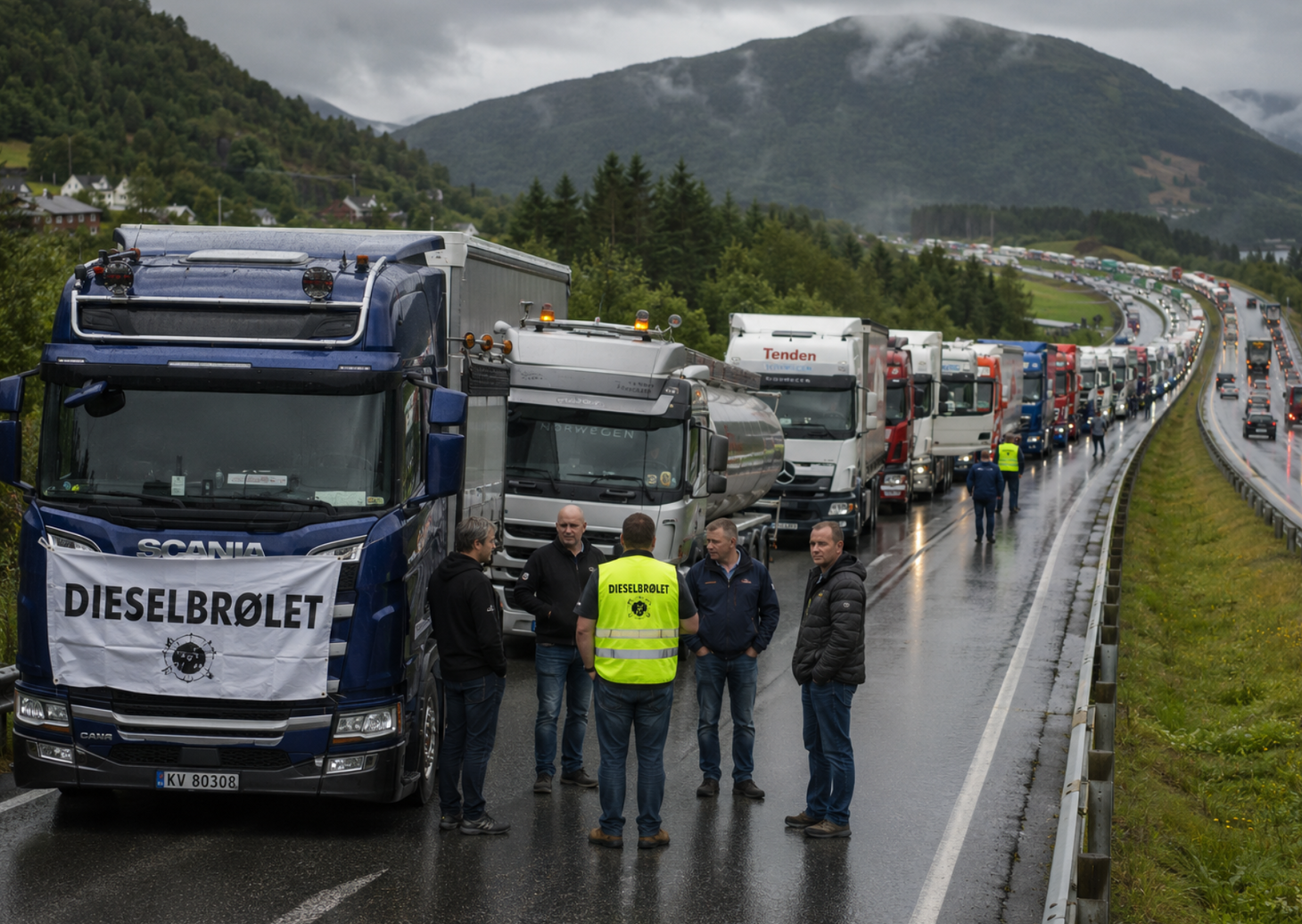 Dieselbrølet lover nye aksjoner før avgiftskuttet faller